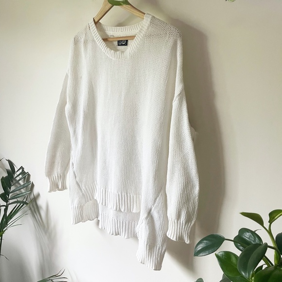 Cheap Monday White Ripley Sweater - Picture 2 of 8